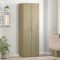 vidaXL Highboard Sonoma-dub 60x35x180 cm materiál na báze dreva