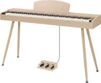 Elektrické piano FCH 88 kláves s váhou, elektrické piano digitální elektrické piano se stojanem, trojitým pedálem, USB-MIDI a sluchátky, síťový adaptér