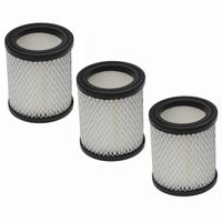 vhbw Filterset 3x Staubsaugerfilter kompatibel mit Grafner 20 L - A 17307 / 17534, GK10542 Aschesauger - HEPA Filter Allergiefilter