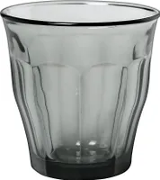 Duralex 1027HB06A1112 Picardie Panaché Trinkglas, Wasserglas, Saftglas, 250ml, Glas, grau, 6 Stück