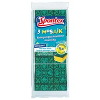 Spontex Reinigungsschwamm Mosaik 27 Stück, Haushaltsschwamm, Spülschwamm, Topfreiniger, Putzschwamm, Universal