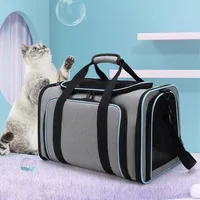 Tiertransporttasche, Katzenbox, Hundebox faltbar, Hundetransportbox, Transportbox, Tiertransportbox, Katzentransportbox, Haustier Tragetasche