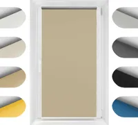 Birrke Thermorollo ohne Bohren 40 x 230 cm - Verdunklungsrollo Beige