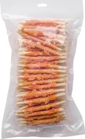 123... Hund dabei! - Hähnchenfilet Kaurolle 100 Stück - Kaustange mit Huhn - Hundesnack - Kaustangen für Hunde - Kaurollen für Hunde - 900g