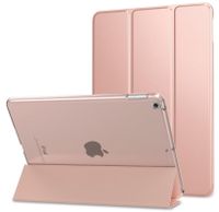 Schutzhülle für Apple iPad 9./8./7. Generation (2021/2020/2019) 10.2" Etui Tasche Case Hülle Smart Cover ROSEGOLD ROSE