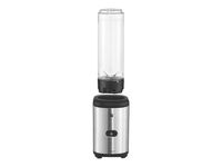 WMF Kult Mix & Go Mini Smoothie Maker, Standmixer, Blender elektrisch, Shake Mixer 300 Watt, Tritan-Kunststoff Flasche