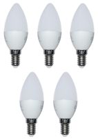 5 x LED Glühlampe Glühbirne Kerze E14 3W Ersatz für 25W 250lm 3000K 230V