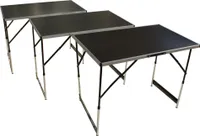 Arbeitstisch 3-teilig, Mehrzwecktisch höhenverstellbar, Tapeziertisch klappbar
