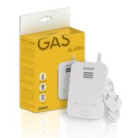 Gasmelder für Methan und Erdgas LNG Alarm Erdgas-Melder Sensor Gasmonitor Optische und Akustische Alarmsignalisierung 230V