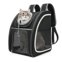 Rucksack für Hund Katze, Hunderucksack, Haustier-Rucksack, Katzenrucksack, Faltbar Haustierrucksack, bis 9kg