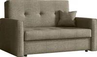 MIRJAN24 Schlafsofa Viva Bis II mit Bettkasten und Schlaffunktion, 2-Sitzer Couch vom Hersteller, Wohnzimmer Polstersofa (Spirit 3)