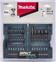 Makita B-66880 Rázová černá sada bitů 35 kusů