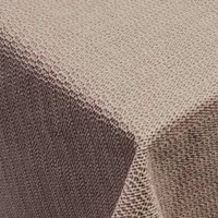Gartentischdecke taupe - 110x140cm, rechteckig