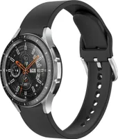 Bstrap Silicone Armband für Samsung Galaxy Watch 4 / 5 / 5 Pro / 6, black