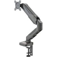 huzaro Pohybový držák monitoru Stolní držák monitoru na obrazovku pro 15-27 palců s nastavitelnou výškou a možností naklápění a otáčení VESA 75 mm a 100 mm Nosnost do 6,5 kg
