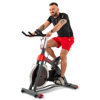 Hop-Sport Indoor Cycling Bike Fahrrad HS-055IC - Speedbike mit LCD-Display und 20 KG Schwungrad - max. Gewicht 150kg, mit Freilaufsystem