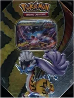 Pokémon Tin-Box 114 Furienblitz-ex + 4 pakiety wzmacniające