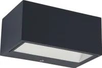 LUTEC Gemini LED Aussenwandleuchte 2fach 4000 K 10,5W IP54 Anthrazit