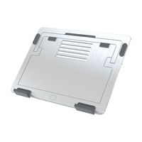 COOLER MASTER Ergostand Air Silver - Belüfteter Laptopständer bis zu 15'' neigbar (MNX-SSEW-NNNNN-R1)