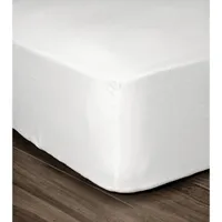 Cearceaf cu elastic Lovely Home, bumbac, certifikát OEKO-TEX, alb, 180x200cm