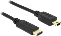 DELOCK USB Kabel C -> Mini-B St/St 0.50m schwarz
