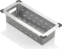 Pyramis Restebeckeneinsatz Edelstahl