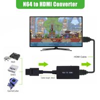 N64 zu HDMI Konverter HD Link Kabel Zubehörteile für Nintendo 64 SNES Adapter
