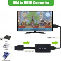 N64 zu HDMI Konverter HD Link Kabel Zubehörteile für Nintendo 64 SNES Adapter