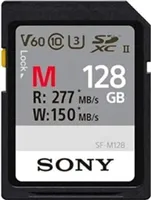Sony SDXC M series         128GB UHS-II Class 10 U3 V60