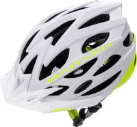 meteor Marven I Fahrradhelm Herren Damen Kinder-Helm MTB rollerhelm S 52-56 cm weiß/neon grün