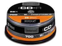 Intenso CD-R 80min/700Mb 52x (25) printable