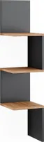 ViccoRohová policaPaolo,28 x 116.4 cm ,antracitová/Dub Goldkraft