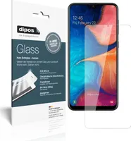 2x Schutzfolie für Samsung Galaxy A20 - Anti-Shock 9H Folie dipos Glass Kunststoffglas