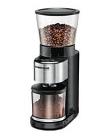 Kaffemühle EKM 500, integrierte Waage, Kegelmahlwerk, Mahlgrad in 39 Stufen, Bohnenbehälter 400 g, Pulverbehälter 200 g, Halterung für Siebträger