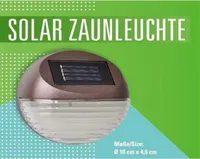 3er Set Solar LED Wandlampe Solarlampe Zaunleuchte Gartenlampe Außenleuchte