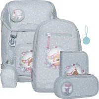 Beckmann Classic Forest Deer Dusty Mint Schulrucksack 6tlg.