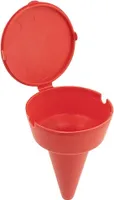 Strand Aschenbecher Ascher - rot