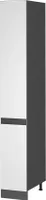 Vicco Apothekerschrank R-Line, 30 cm J-Shape, Weiß/Anthrazit