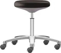 bimos Arbeitshocker Labster 9107-2571-521 schwarz Kunstleder