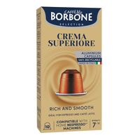 Caffè Borbone Selection Crema Superiore 50g (10x5g) Aluminium-Kapseln | kompatibel mit Nespresso-Maschinen