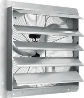 Odsávací ventilátor VEVOR, 610 mm, 1400 otáček za minutu, 2892 CFM, hliníkový půdní ventilátor pro montáž na stěnu se střídavým motorem, větrání a chlazení pro skleníky, garáže, kůlny, obchody