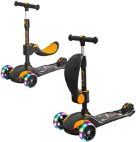 KIDIZ® Roller Kinder Scooter Pro1 Dreiradscooter mit PU LED
