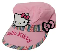 Hello Kitty Mädchen Girl Kappe mit Süßer Schleife in Rosa für Kinder, Mädchen Größe 54