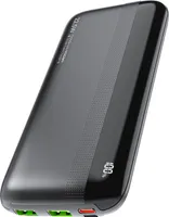 VOOMY Powerbank 10000mAh 22.5W – Schnellladefunktion – USB-C Input/Output – Slim Powerbank mit 3 Ausgängen