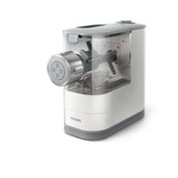 Philips Pastamaker automatische Nudelmaschine, 4 Formaufsätze, Spaghetti, Penne, Fettuccine und Lasagne, Weiß (HR2345/19)