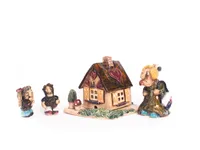Windlicht "Hexenhaus" Set