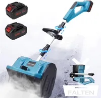 Dreifach-Multifunktions-Schneefräse, 900W-Akku-Elektro-Schneefräse, 21-V-Elektro-Schneeschaufel, Zusatzhandgriff, Schneeräumausrüstung, zwei Batterien