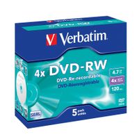 VERBATIM 43285 DVD-RW 4X Rohling