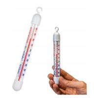Kühlschrank und Gefrierschrank Thermometer weiß 17 cm