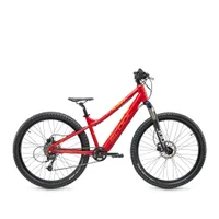 S'COOL e-troX race 26 Zoll 9-Gang Alivio Red/Orange | Kinderfahrrad | Jugendfahrrad | 26 Zoll | Mountainbike | Kinder E-Bike | Elektrofahrrad | 9 Gang